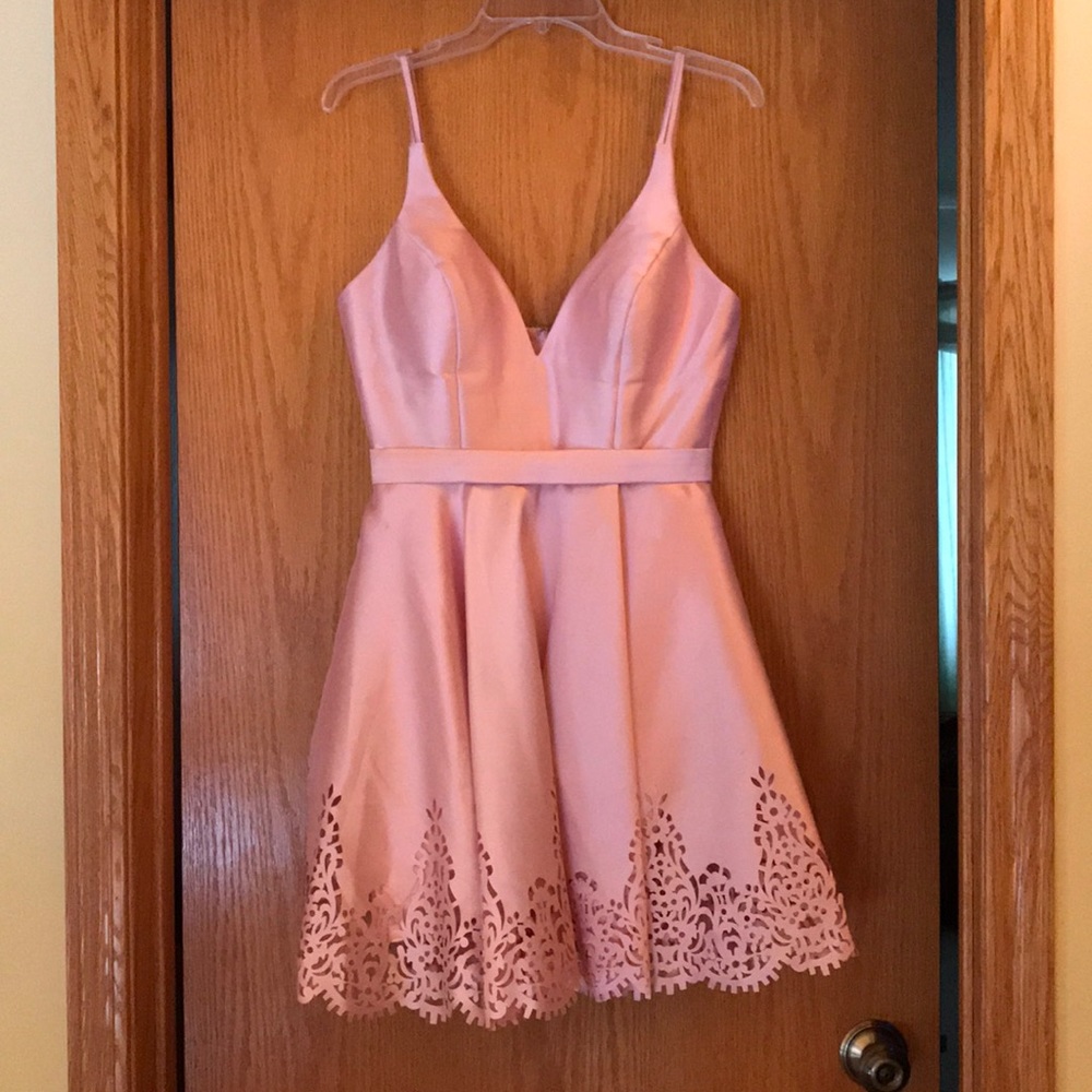 Sherri Hill A-line Dress S50678. pink sz 8